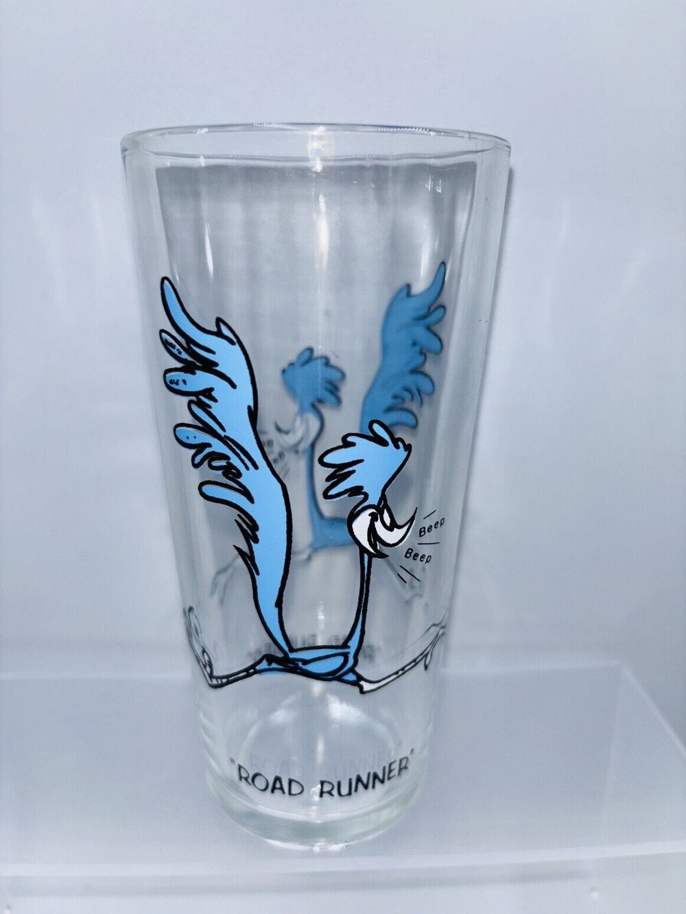 1973 Road Runner Pepsi Collector Series Glass Warner Bros Looney Tunes NICE